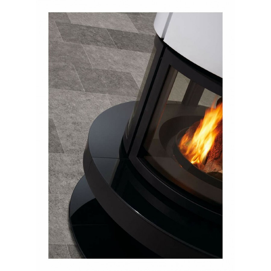 Острівний камін Rocal Prune Black