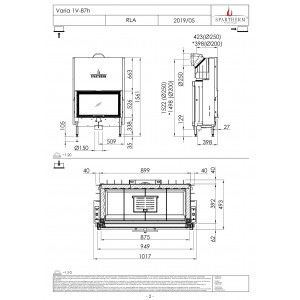 Камінна топка Spartherm Varia 1V-87h