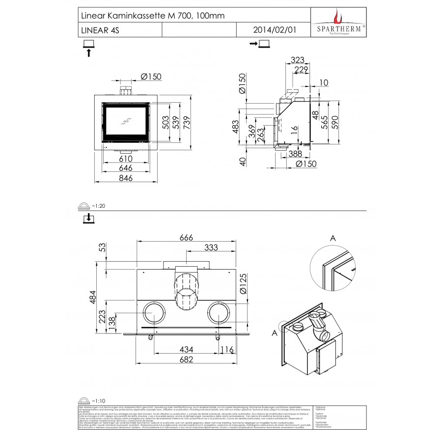 Кассета Spartherm Linear Kassette M 700