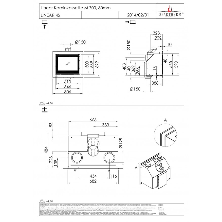 Касета Spartherm Linear Kassette M 700
