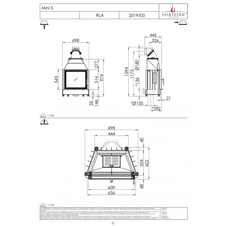 Каминная топка Spartherm Mini S