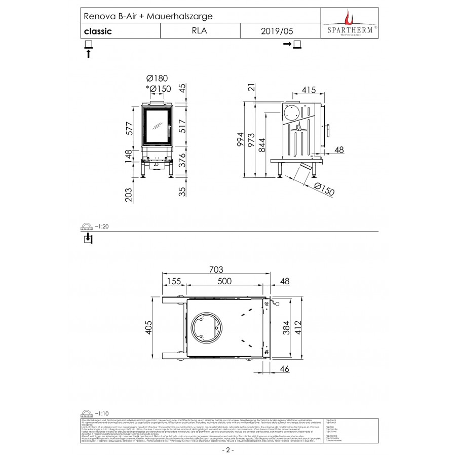 Камінна топка Spartherm Renova B-Air