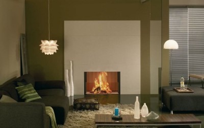 Стандартний пристінний камін