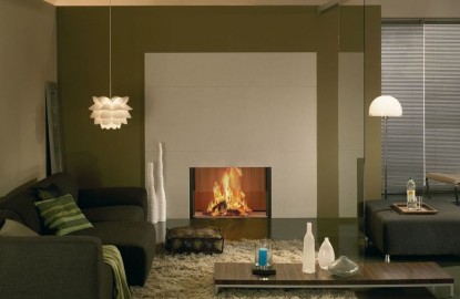 Стандартний пристінний камін