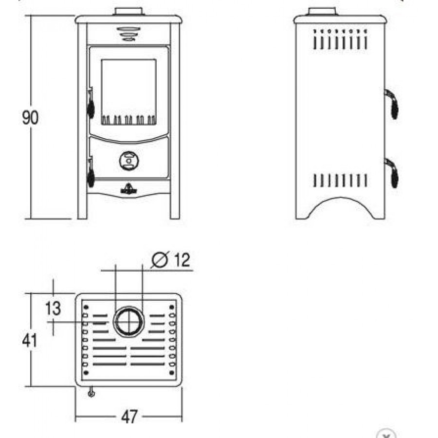 Піч-камін Superior Micaela
