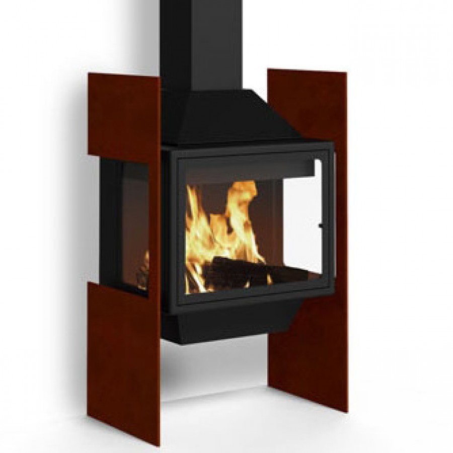 Пристінний камін Traforart Ariadna Frontal