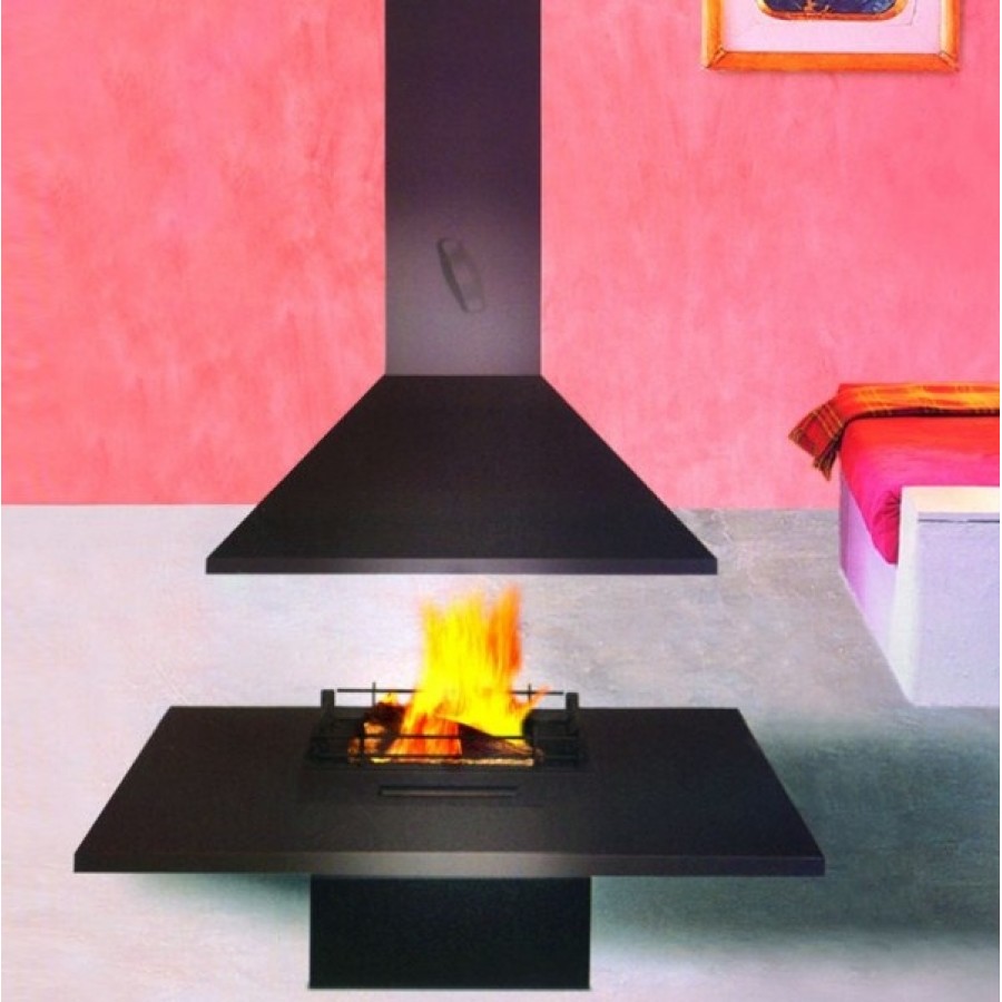 Острівний камін Traforart Vulcano Central