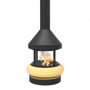 Острівний камін Traforart Zeus Central