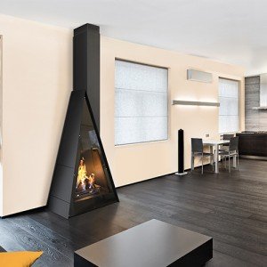 Пристінний камін Traforart Breda Frontal