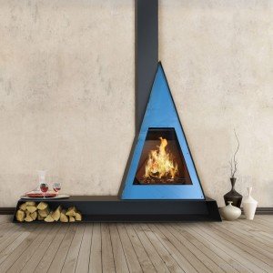 Пристінний камін Traforart Breda Frontal