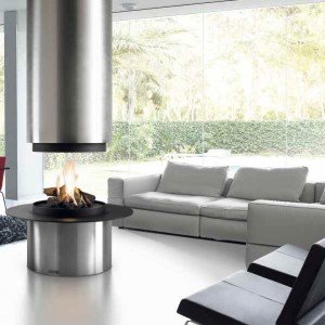 Острівний камін Traforart Diamante Central