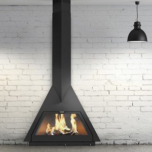 Пристінний камін Traforart Foxi Frontal