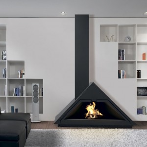 Пристінний камін Traforart Madrid Frontal