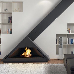 Пристінний камін Traforart Madrid Frontal